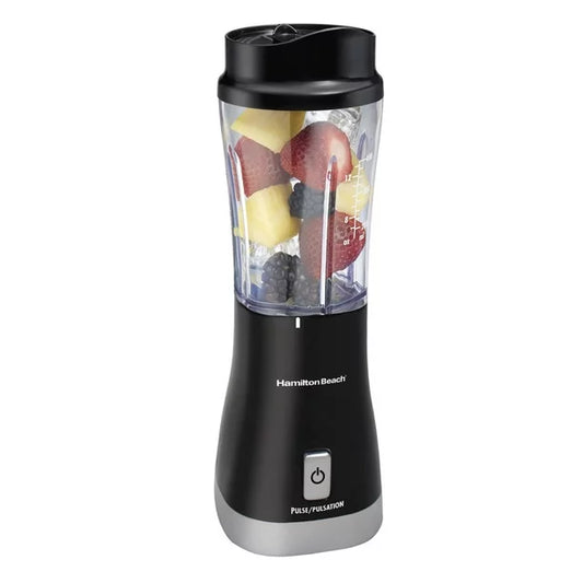 Hamilton Beach Single Serve Blender With Travel Lid Black