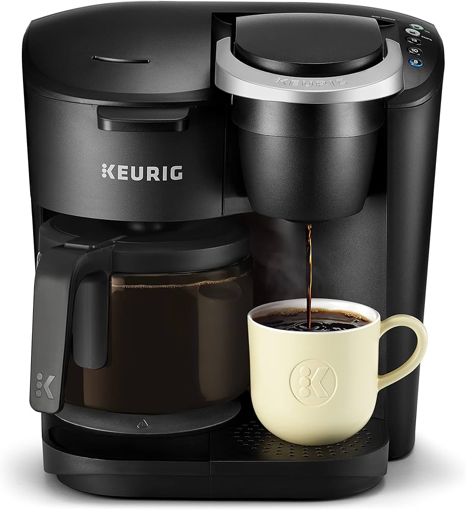 Keurig K-Duo Essentials Coffee Maker, with Single Serve K-Cup Pod and 12 Cup Carafe Brewer