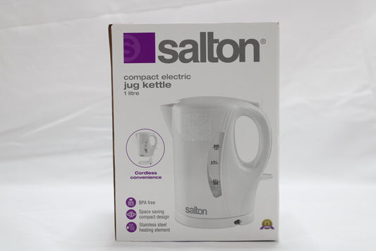 Salton Cordless Jug Kettle 1.0 L JK1641W White BOILER