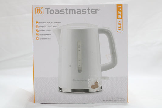 Toastmaster 1.7-Liter Electric Kettle - White