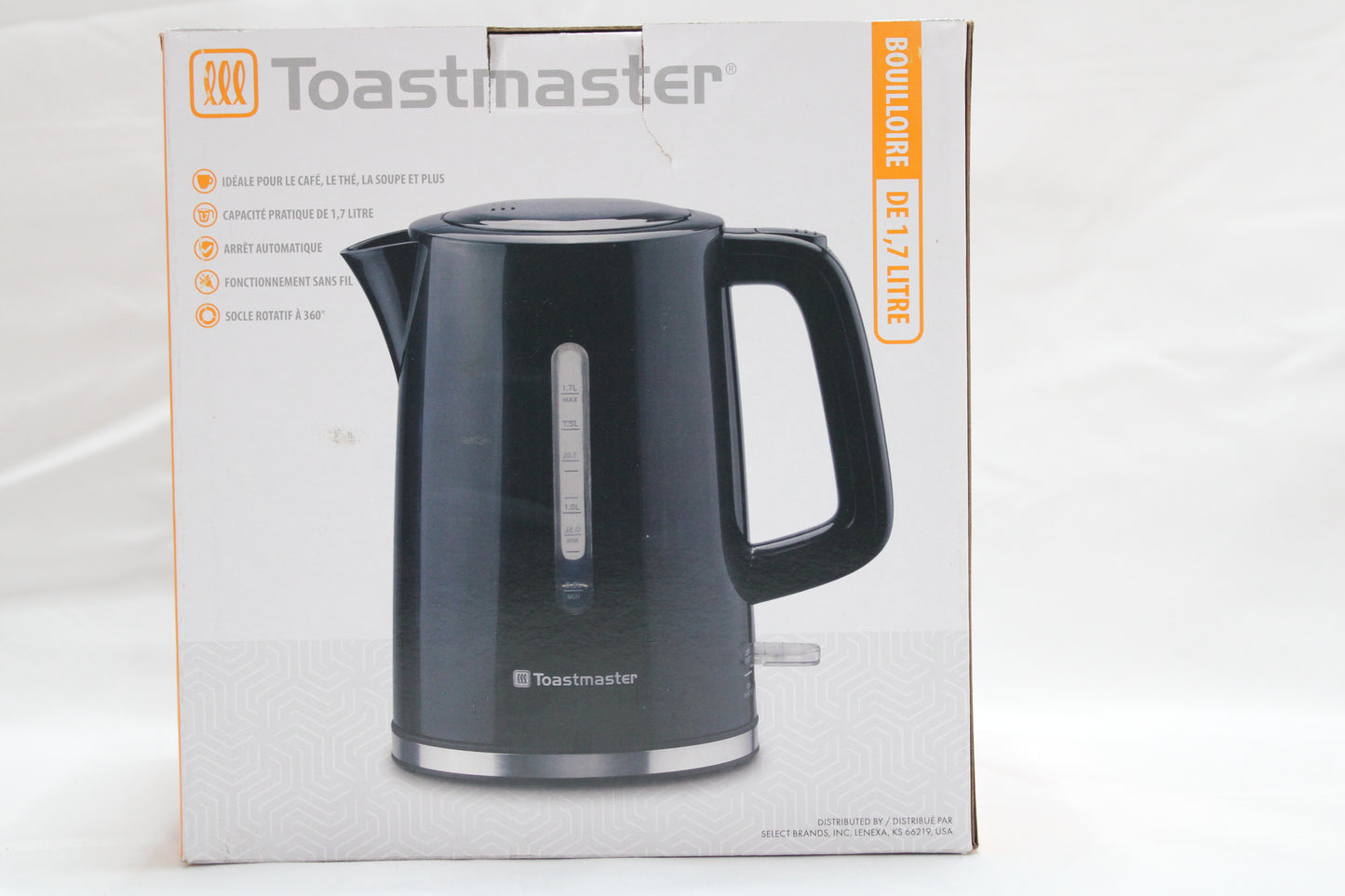 Toastmaster 1.7 Liter Kettle BOILER