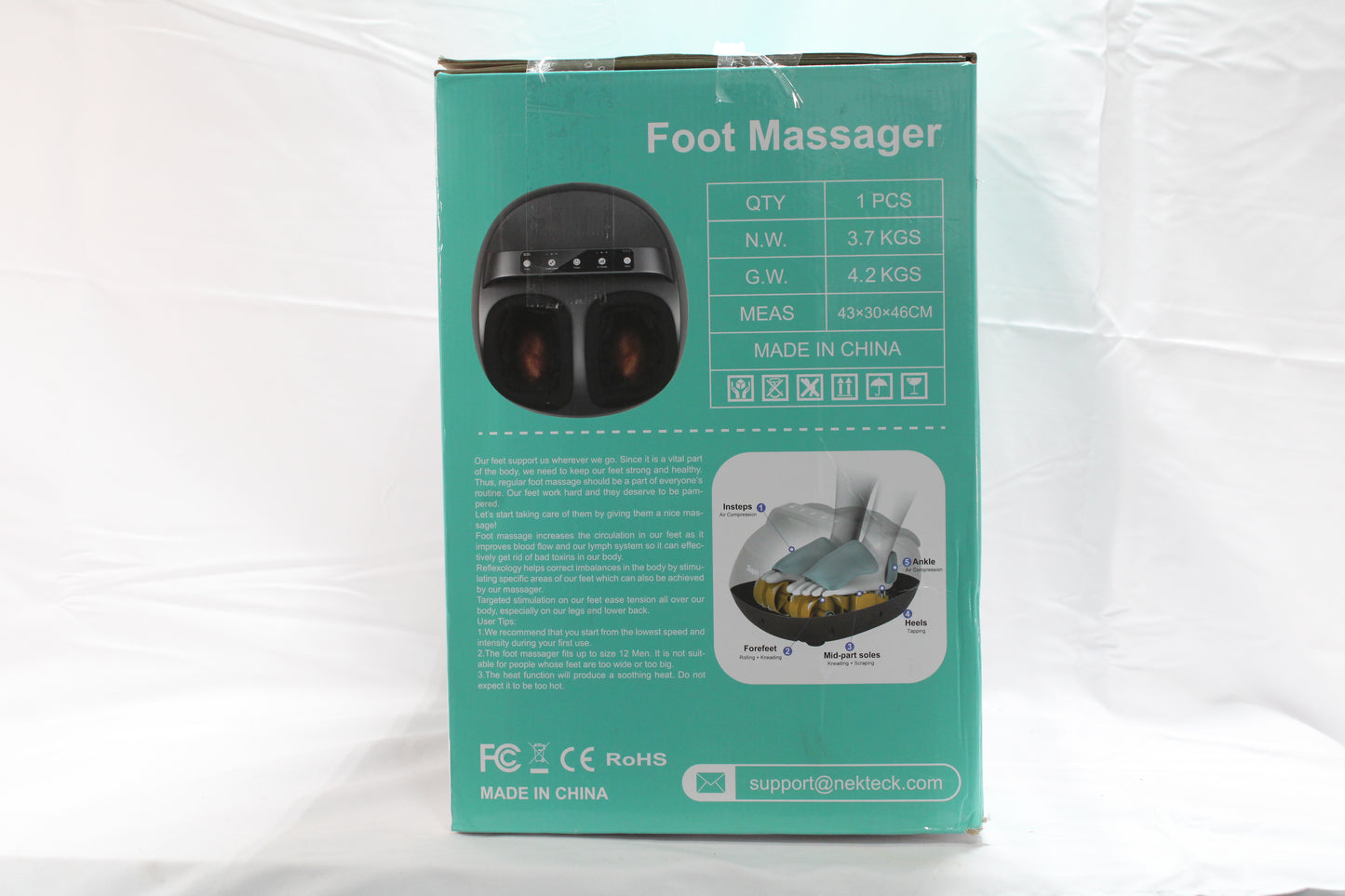 Nekteck foot massager Deluxe Foot Massage